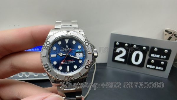 rolex yacht master blue super clone watch vs factory men's automatic mechanical - Image 3