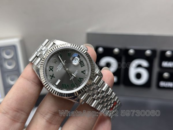 41 rolex datejust super clone watch vs factory men m126334-0022 7