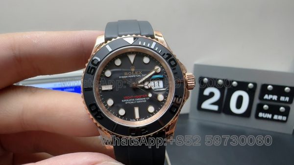 rolex yacht master everose gold super clone watch vs factory 40mm men's mechanical - Image 3