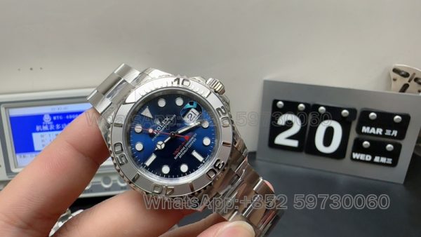 rolex yacht master blue super clone watch vs factory men's automatic mechanical - Image 4