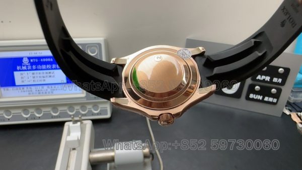 rolex yacht master everose gold super clone watch vs factory 40mm men's mechanical - Image 7