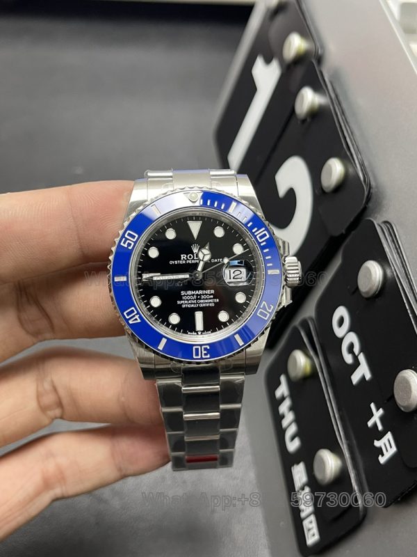 rolex submariner blue dial super clone watch vs factory 41mm for men1