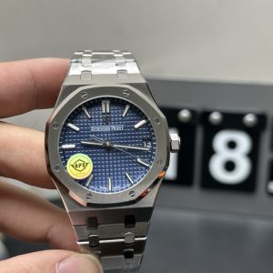 royal oak 15500 super clone watch aps factory audemars piguet blue dial v2 1