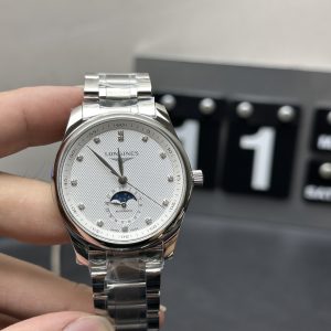 longines master moonphase 40mm super clone watch aps factory diamond scale 1