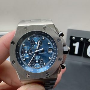 offshore watch super clone APF factory Audemars Piguet chronograph blue face mechanical 1