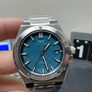 new iwc ingenieur super clone watch v7 factory universal engineer green disc mechanical 1