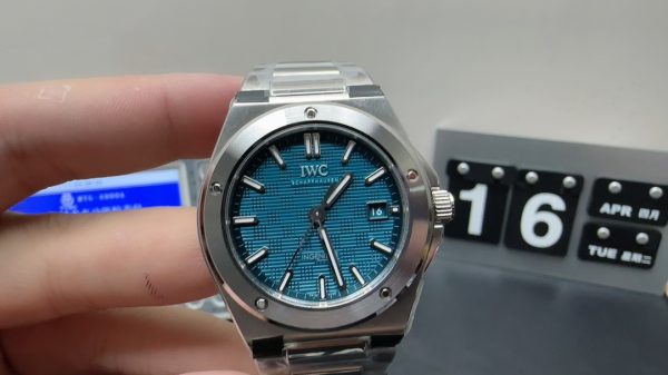 new iwc ingenieur super clone watch v7 factory universal engineer green disc mechanical 1