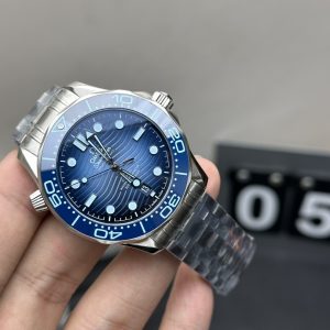 omega seamaster 42mm super clone watch vs factory 300m dive 1