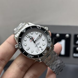 omega seamaster 300 white super clone watch vs factory wave pattern mechanical 1