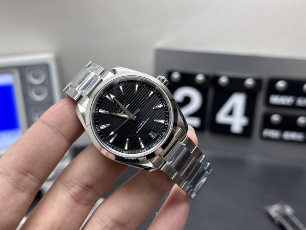 omega seamaster black super clone watch vs factory 150m mechanical 1