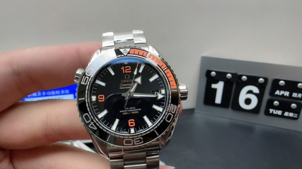 seamaster 600 super clone watch vs factory omega quarter orange 1