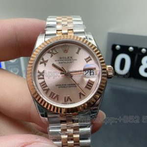 lady datejust 31mm rolex super clone watch gs factory rose gold mechanical 1