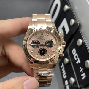 rolex daytona rose gold super clone watch bt factory men 4130 mechanical 1