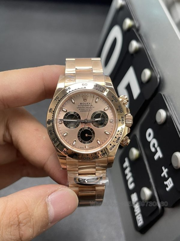 rolex daytona rose gold super clone watch bt factory men 4130 mechanical 1