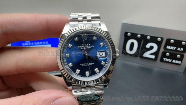 datejust blue super clone watch cleaning factory rolex 126334 for men 1