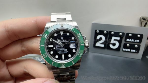 rolex submariner date 41mm super clone watch clean factory men's 126610 black green disc replica latest price and pictures at ZcClone 1