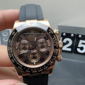 rolex oyster perpetual cosmograph daytona super clone watch clean factory men's brown 1