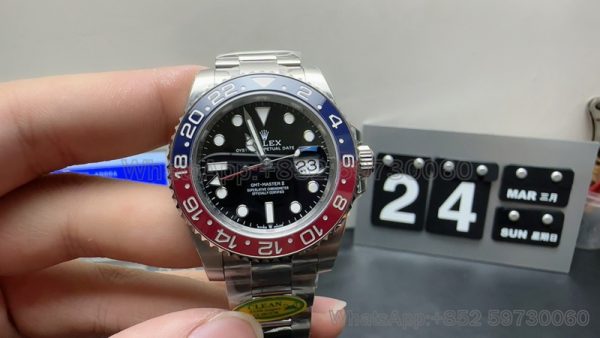 rolex pepsi meteorite gmt master ll super clone watch cleaning factory men's cola ring 1