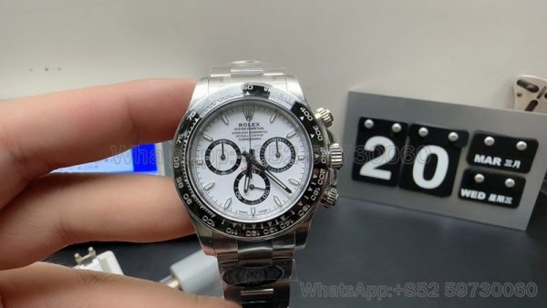 rolex cosmograph daytona watch super clone watch clean factory 126500 men 4131 1