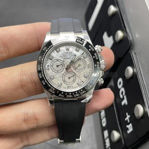 m116519ln-0026 Super Clone Watch Rolex Daytona 4130 Clean Factory Mechanical Waterproof Chronograph 1