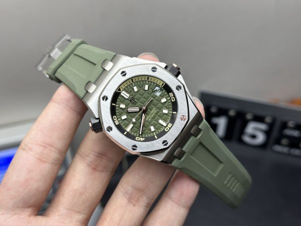 audemars piguet offshore super clone watch aps factory 15720 green 1