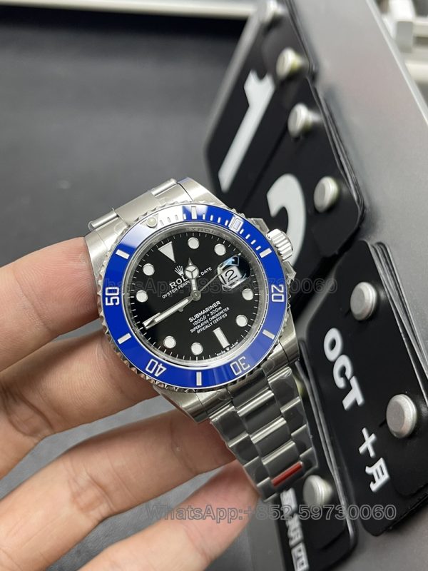 rolex submariner blue dial super clone watch vs factory 41mm for men2