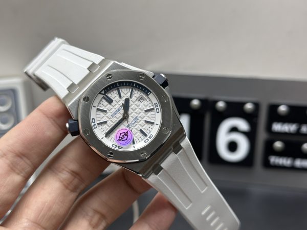 new royal oak offshore super clone watch aps factory audemars piguet 15710 white plate 2