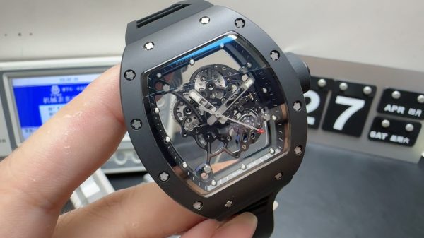 Richard Mille RM055 black Super Clone Watch BBR Factory Ceramic 2