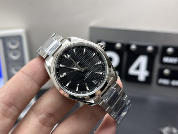 omega seamaster black super clone watch vs factory 150m mechanical 2