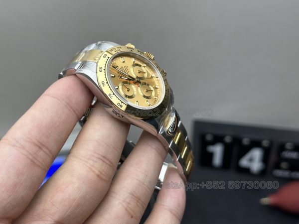 rolex daytona perpetual oyster super clone watch bt factory men's 116503 between yellow gold 2