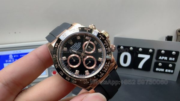 rolex yacht daytona super clone watch bt factory men's 116515 rose gold 2