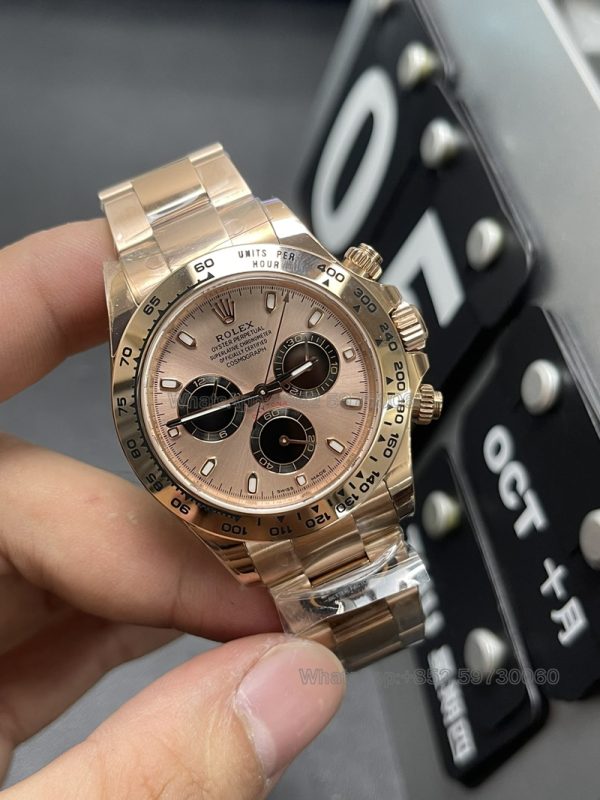 rolex daytona rose gold super clone watch bt factory men 4130 mechanical 2