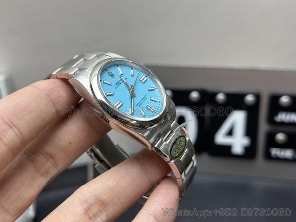 rolex tiffany super clone watch 3130 movement men 41mm clean factory mechanical waterproof 2