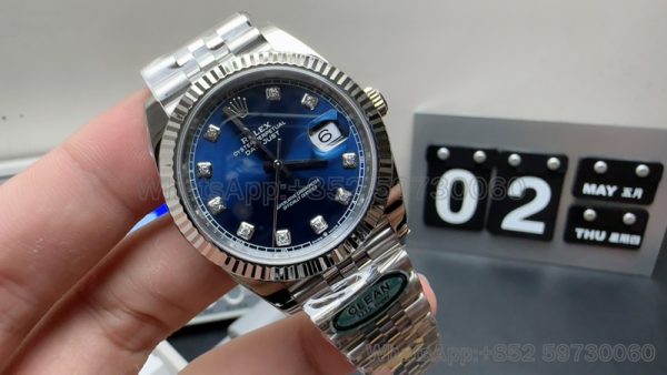 datejust blue super clone watch cleaning factory rolex 126334 for men 2