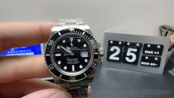 rolex submariner date 41mm super clone watch clean factory men's 126610 black green disc replica latest price and pictures at ZcClone 2