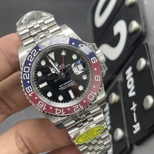 rolex pepsi meteorite gmt master ll super clone watch cleaning factory men's cola ring 1