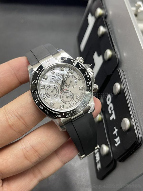 m116519ln-0026 Super Clone Watch Rolex Daytona 4130 Clean Factory Mechanical Waterproof Chronograph 2