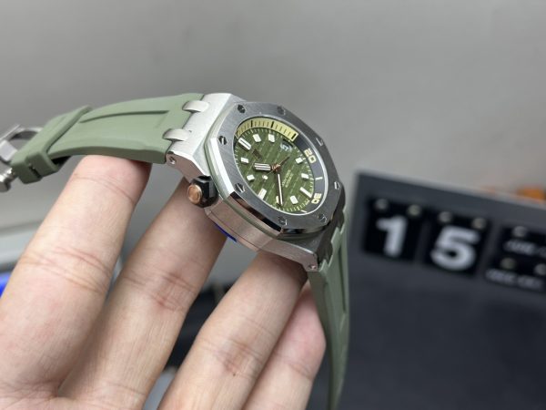 audemars piguet offshore super clone watch aps factory 15720 green 2