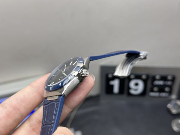 constellation blue super clone watch vs factory omega 41mm 4