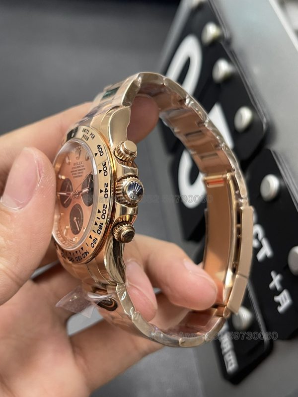 rolex daytona rose gold super clone watch bt factory men 4130 mechanical 4