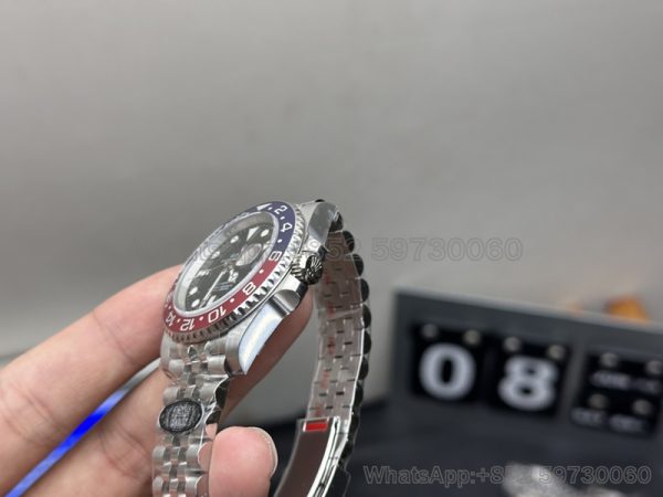 rolex pepsi circle gmt super clone watch clean factory v3 edition 126710 men's 3285 mechanical luminescent water resistant4