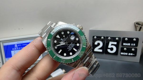 rolex submariner date 41mm super clone watch clean factory men's 126610 black green disc replica latest price and pictures at ZcClone 3