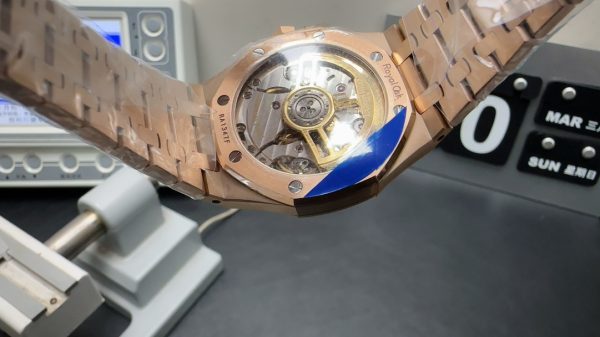 piguet royal oak super clone watch aps factory 15500 gold steel band perpetual calendar moon phase 5