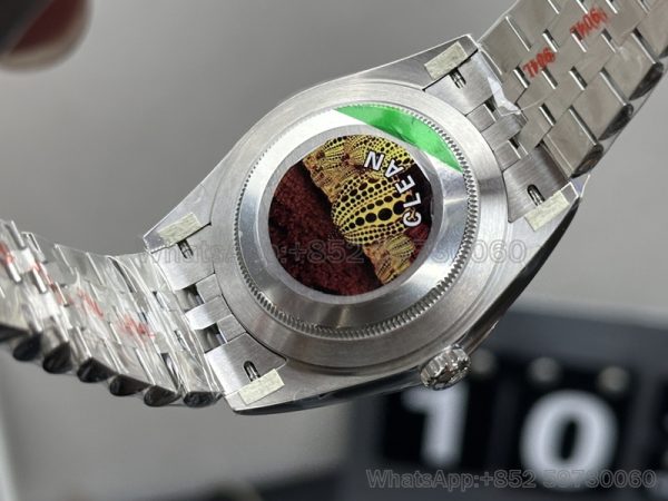 Logotype Super Clone Watch Rolex 126234 Silver 41mm Clean Factory Mechanical Luminous Water Resistant5