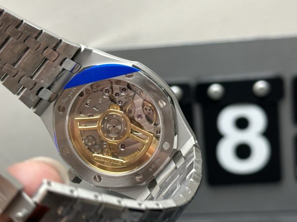 royal oak 15500 super clone watch aps factory audemars piguet blue dial v2 5