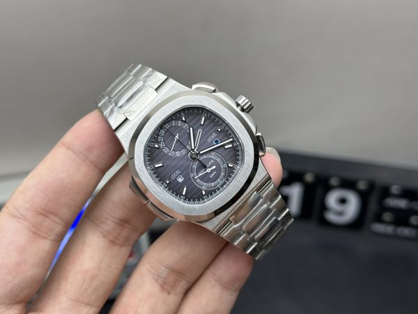 patek philippe nautilus watch super clone PPF factory 5990 dual time zone 3