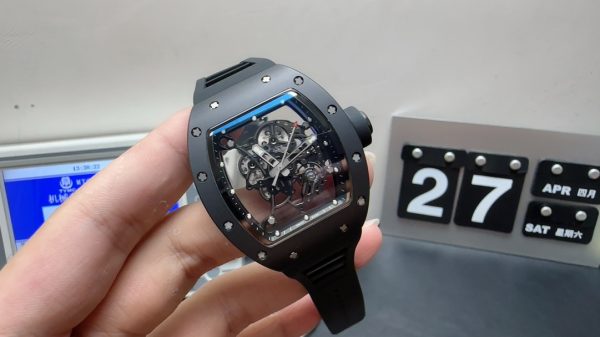 Richard Mille RM055 black Super Clone Watch BBR Factory Ceramic 3