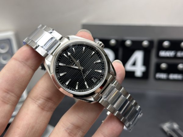 omega seamaster black super clone watch vs factory 150m mechanical 3