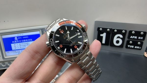 seamaster 600 super clone watch vs factory omega quarter orange 3