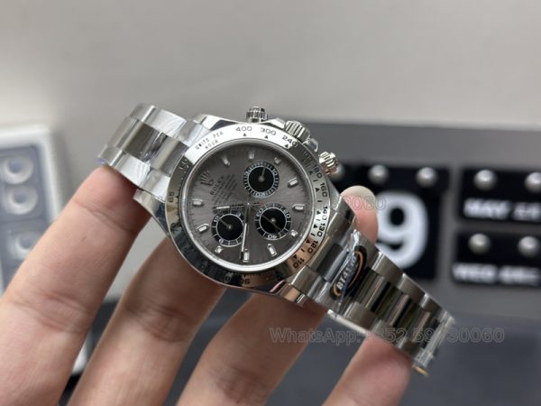 oyster perpetual rolex daytona super clone watch bt factory men's 4130 grey 1